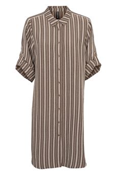 PREPAIR KJOLE, SILJE DRESS, BROWN